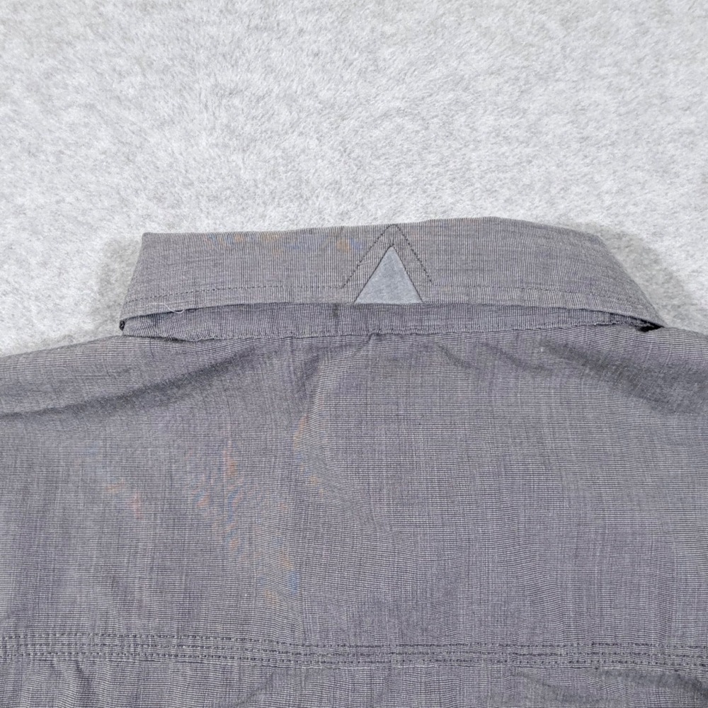 Marmot Mens Gray Short Sleeve Button Down Shirt H43090 Size Large Pocket Hiking - Picture 10 of 11